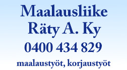 Maalausliike Räty A. Ky logo